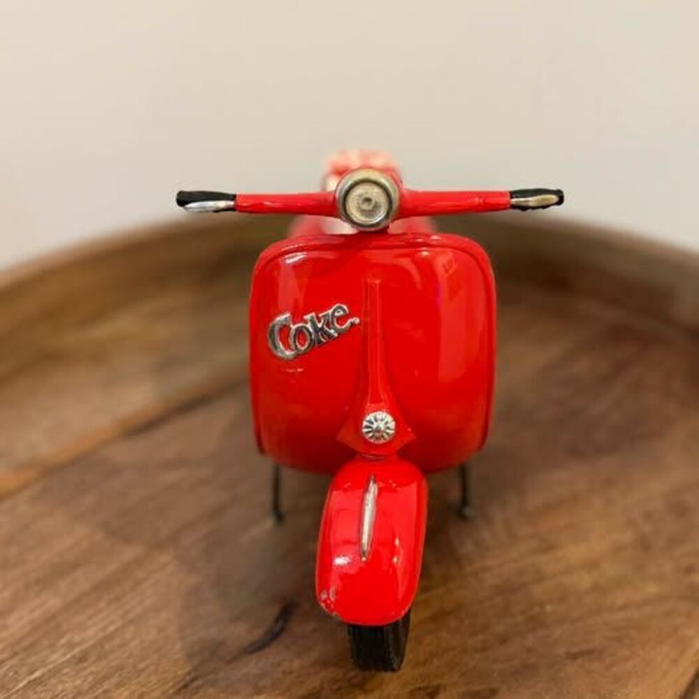 Vintage 1995 Coca-Cola Limited Edition Die-Cast Metal Pedal Scooter Model No. 06